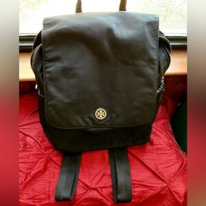 Tory Burch Black Baby Bag Backpack